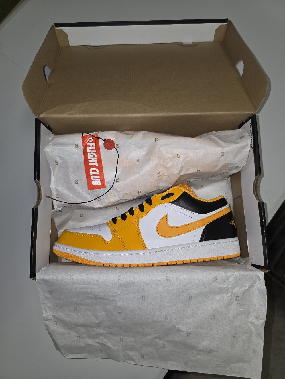 Jordan Air Jordan 1 Low 'Taxi White' Sz 12